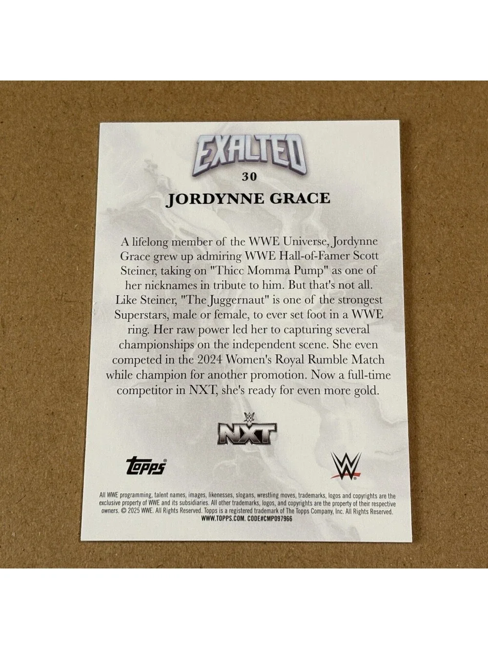 N/A 2025 topps